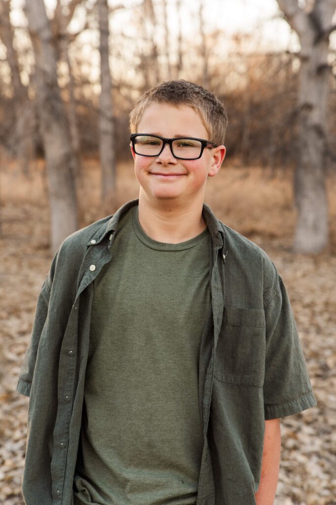 Close up of the oldest son